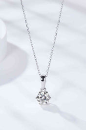 2 Carat 6-Prong Moissanite Pendant Necklace