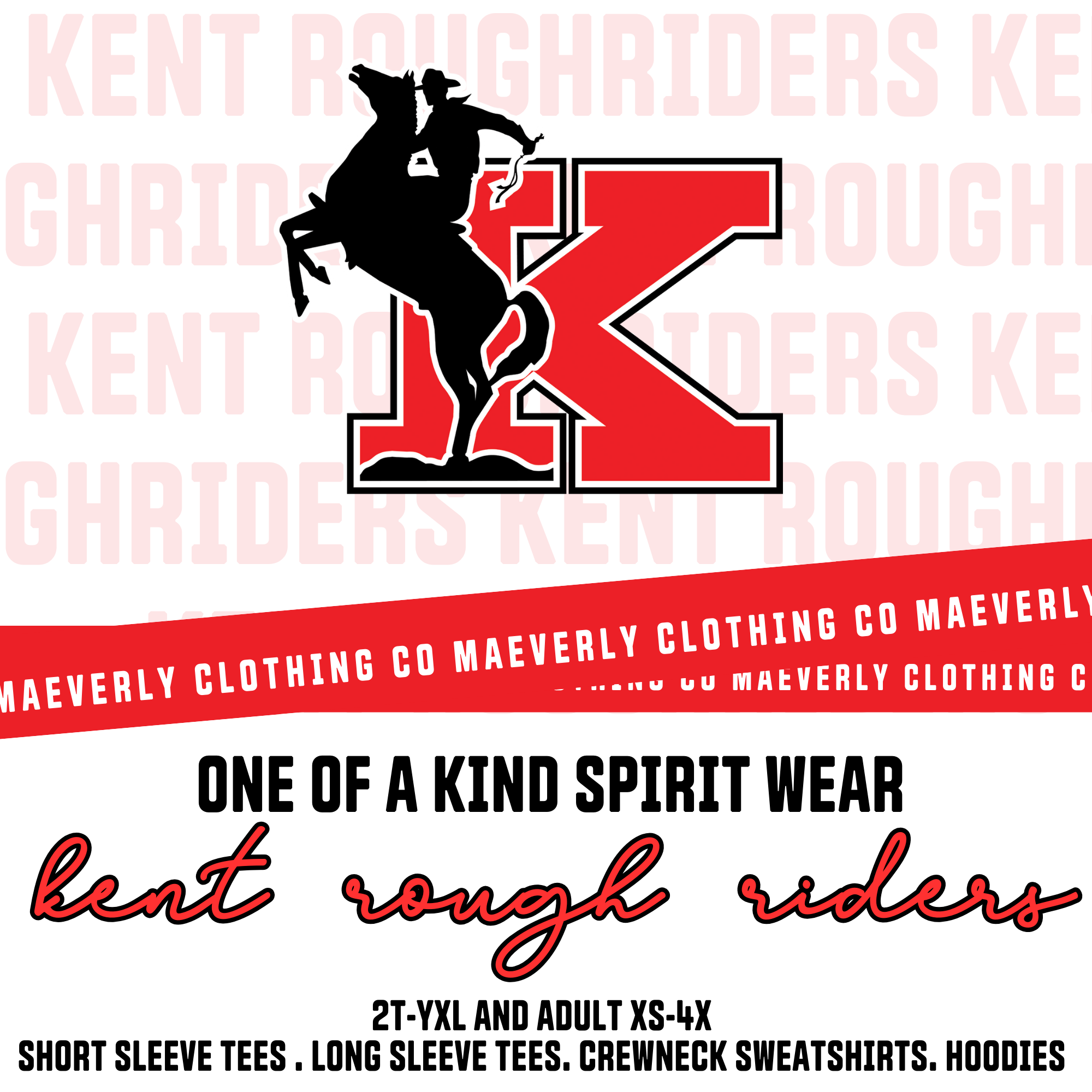 Kent Roughriders Logo Kent Rough Riders Spirit wear – Maeverly