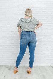 Golden Hour Top in Sage