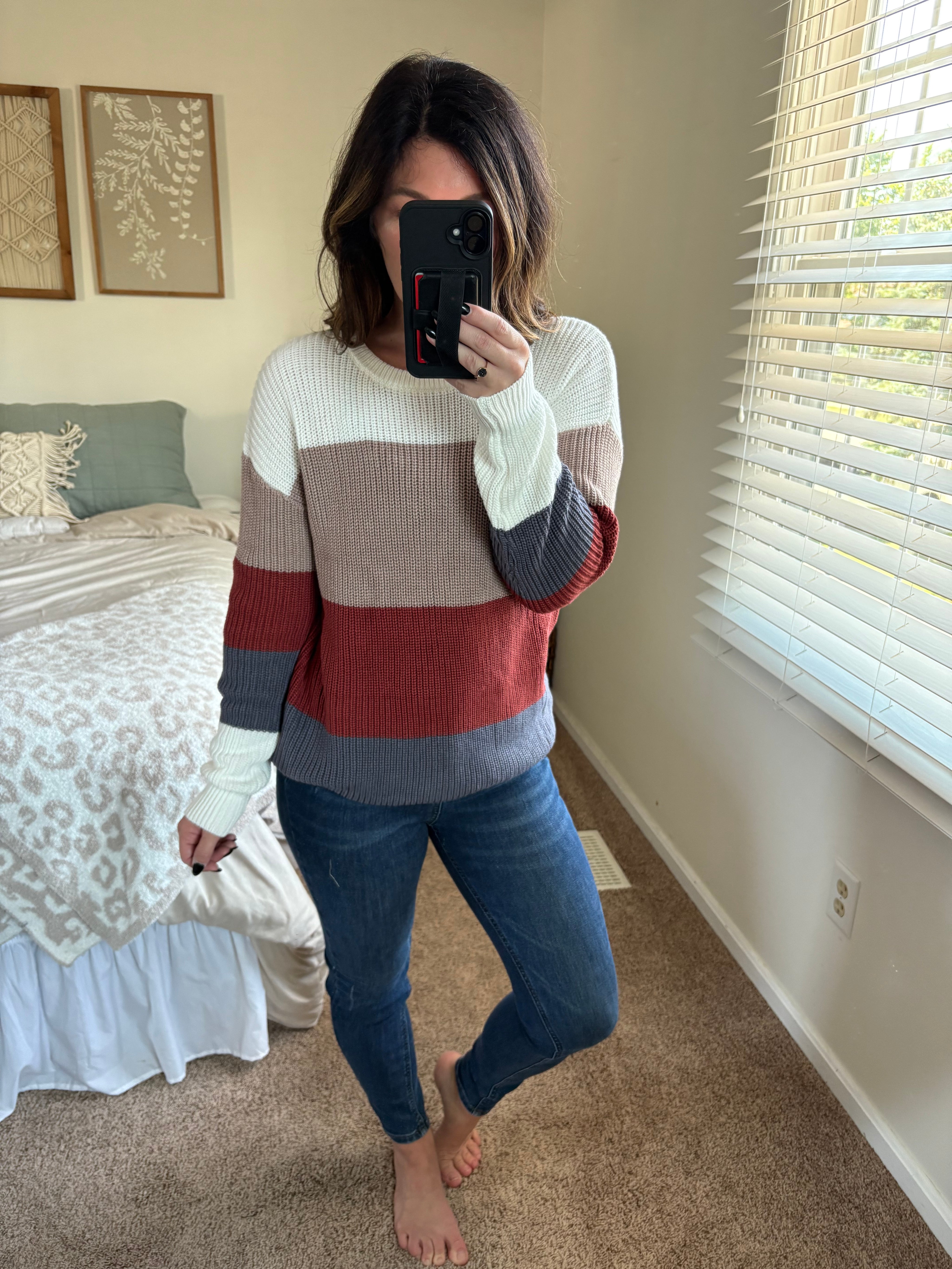 Colorblock Cozy Knit Sweater PREORDER