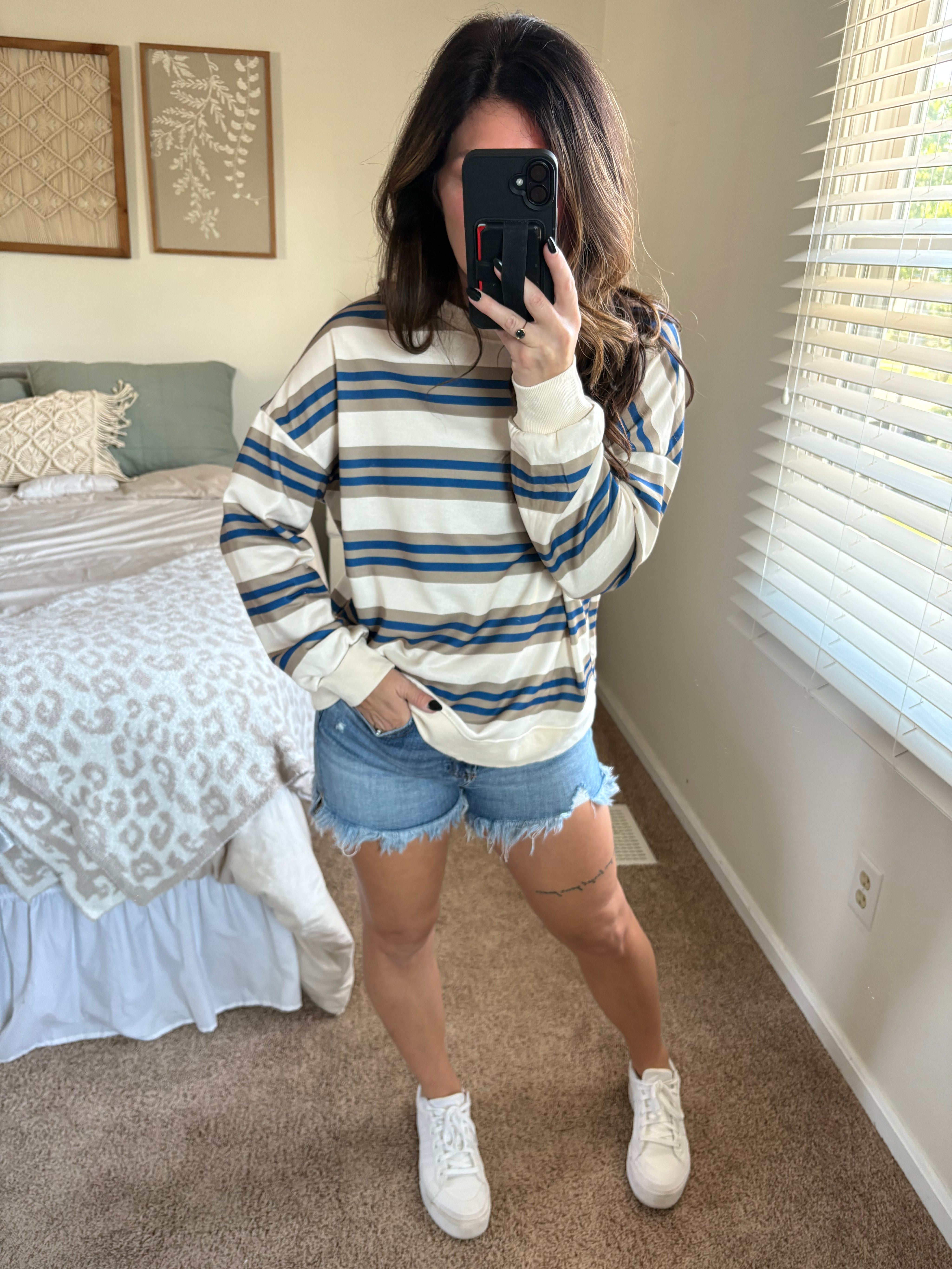 Casual Comfort Striped Pullover PREORDER
