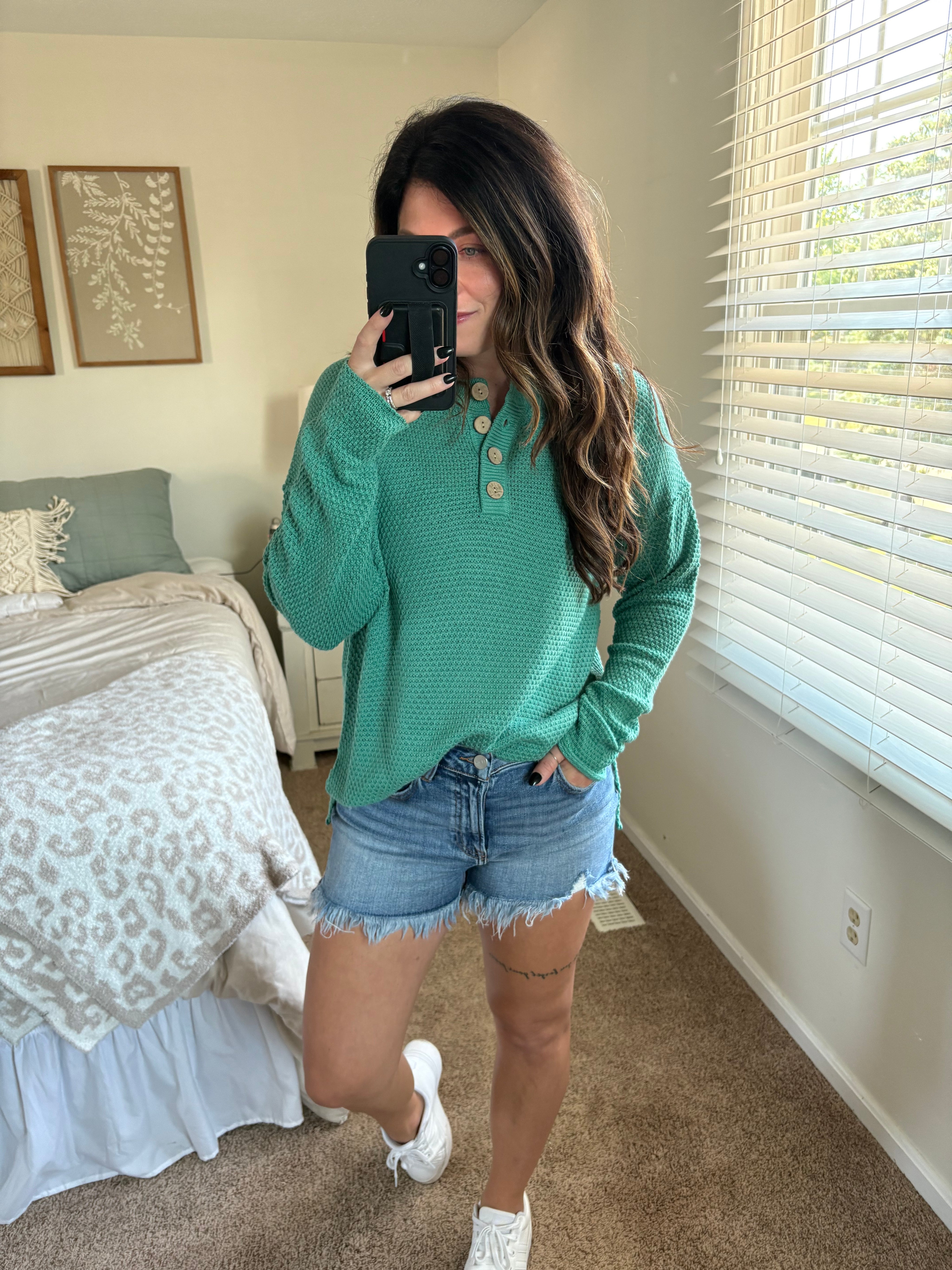 Cozy Button Henley PREORDER
