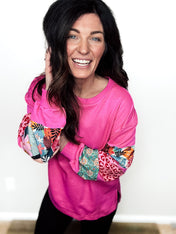 Bright & Bold Patchwork Pullover - PREORDER