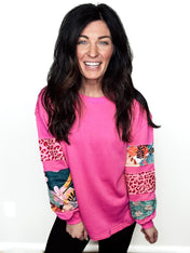 Bright & Bold Patchwork Pullover - PREORDER