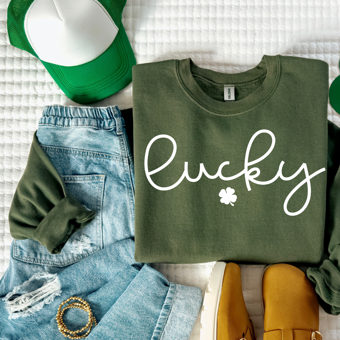 Simply Lucky Tee/Crewneck Sweatshirt