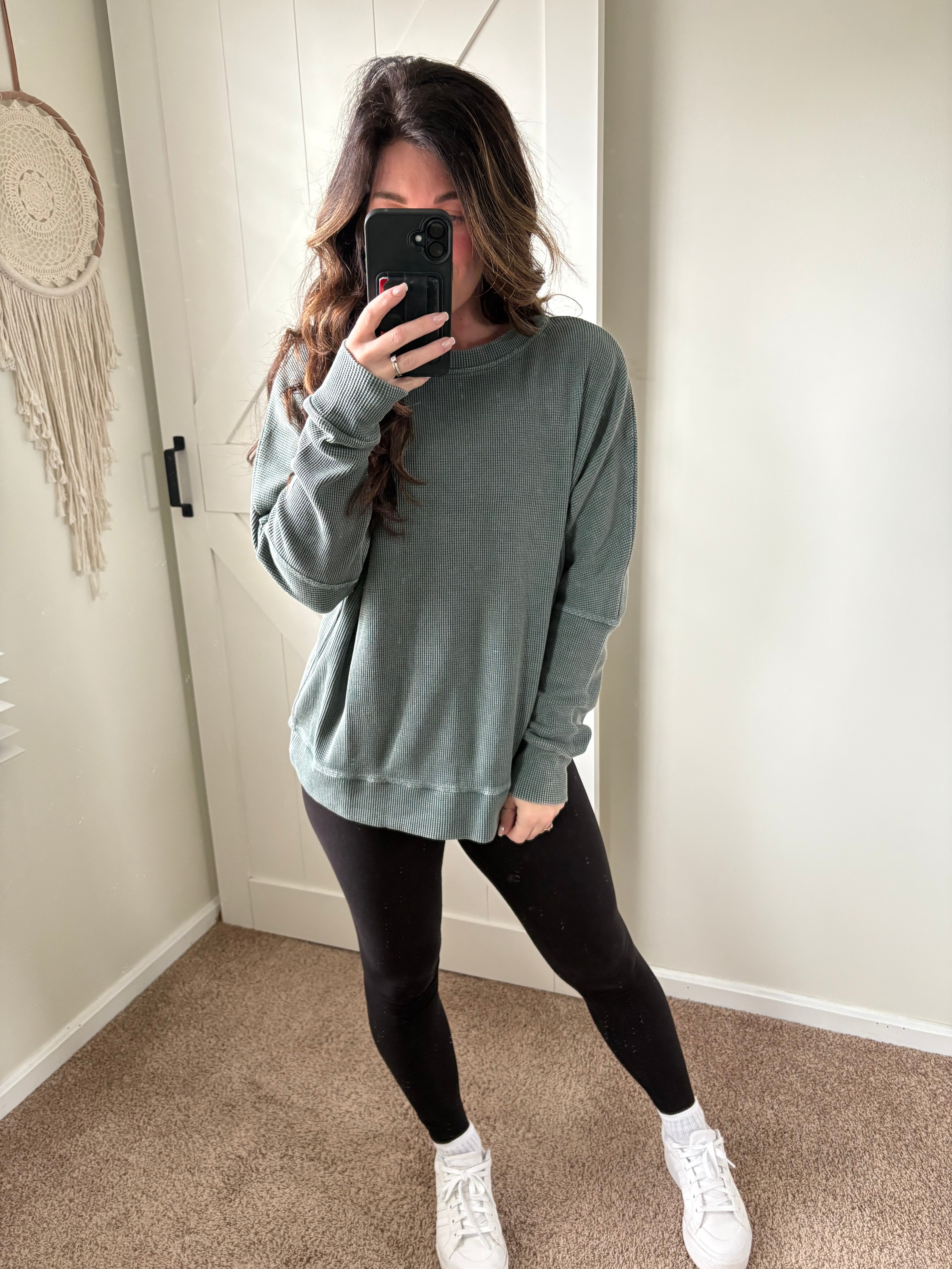 Waffle Worn-In Pullover PREORDER