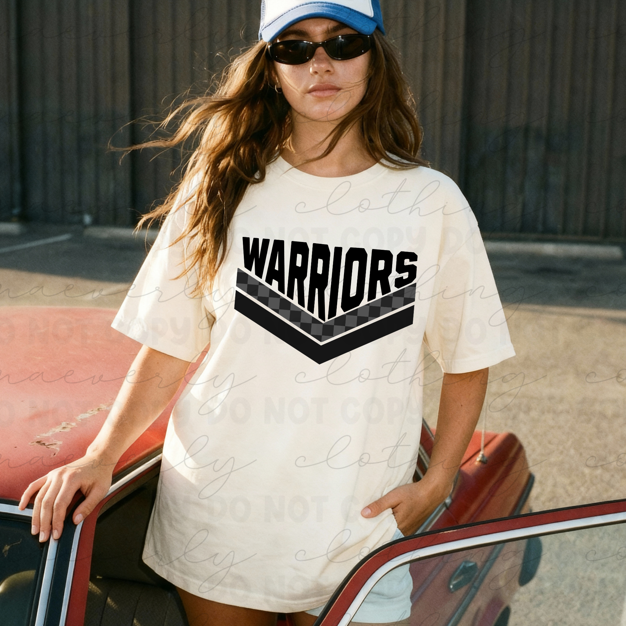 Carrollton Warriors Chevron Graphic