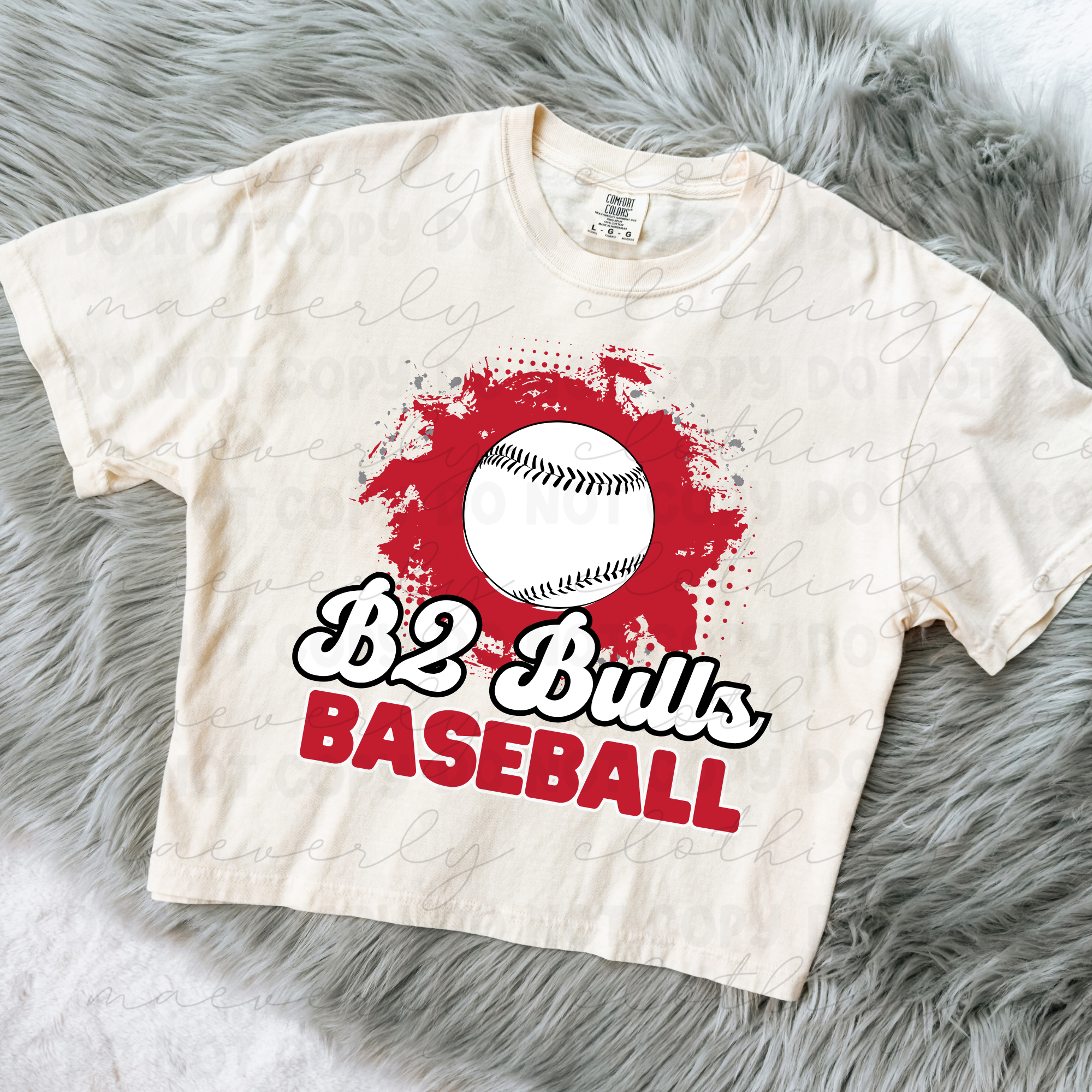 B2 Bulls Splatted Graphic