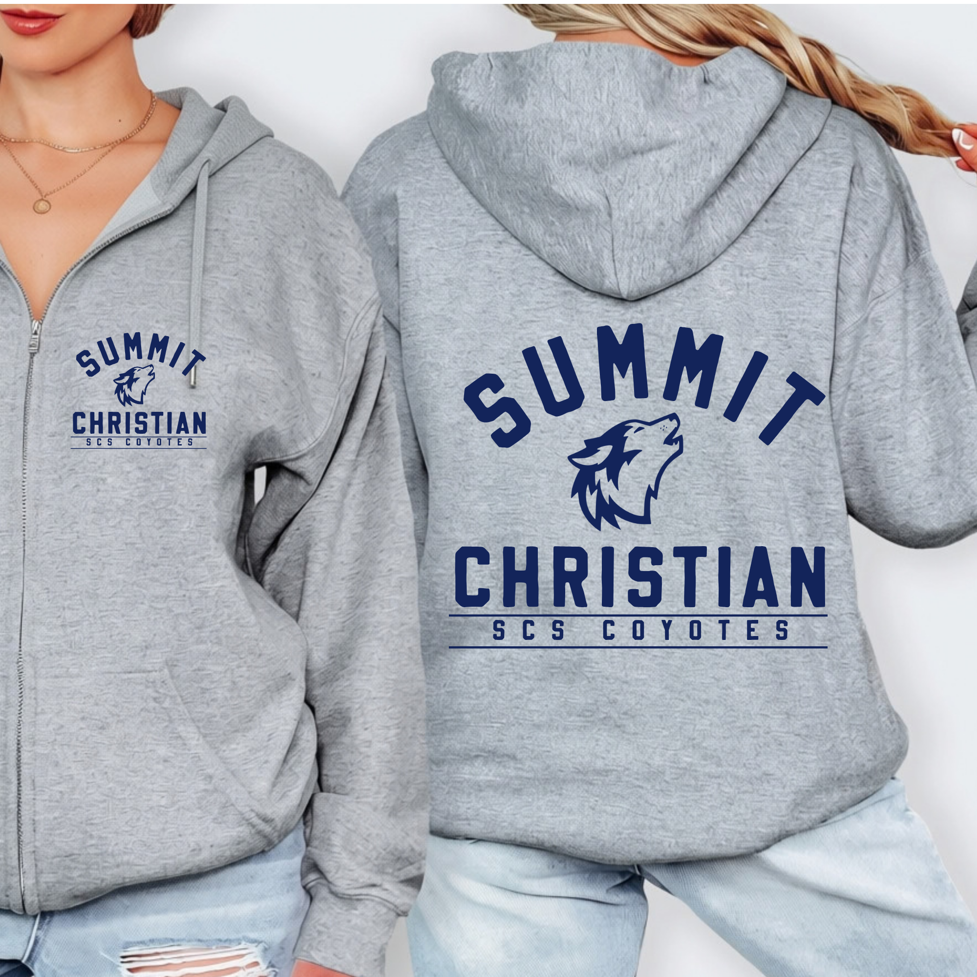 Summit Christian Varsity Basic Full Zip Hoodie