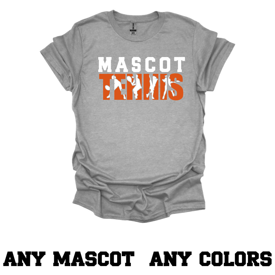 CUSTOM Cutout Mascot Sport Tee