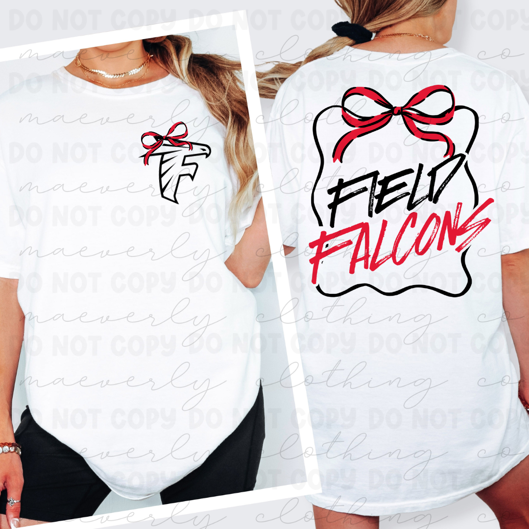 Field Falcons Grunge Graffiti Coquette Graphic Preorder