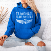 St. Michael Monotone Distressed Tee/Crewneck