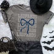 Louisville Leopards Varsity Bow Tee/Crewneck
