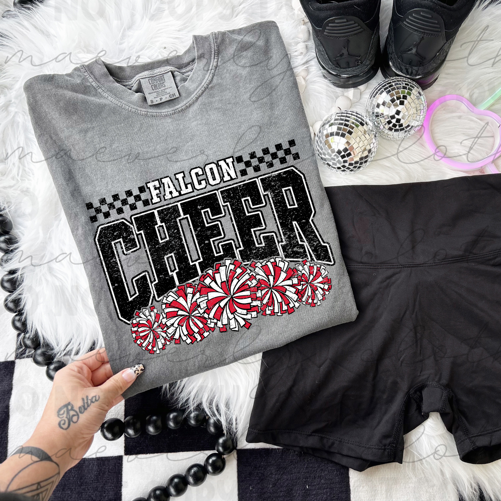 Field Falcon Cheer Tee/Crewneck