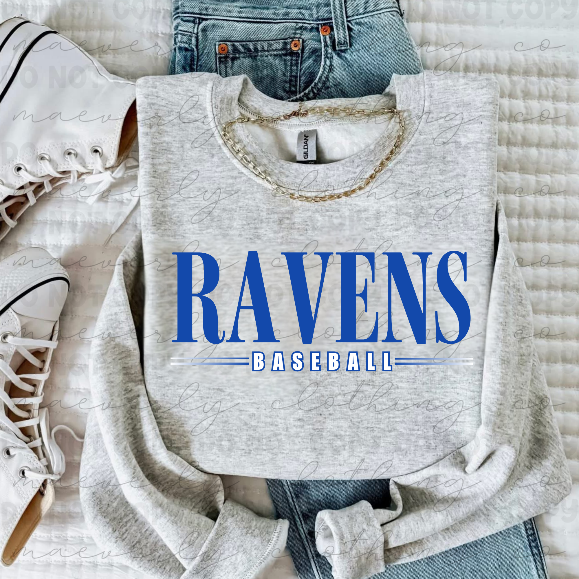 Ravens Simple Tee/Crewneck