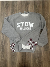 Custom Graphic Bow Crewneck Sweatshirt - PREORDER