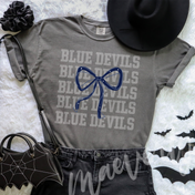 The Varsity Bow Graphic || McDonald Blue Devils