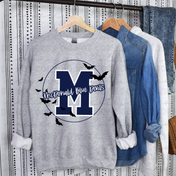 McDonald Blue Devils Bat Tee/Crewneck