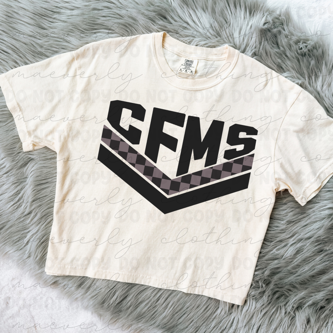 CF Middle School Chevron Tee/Crewneck