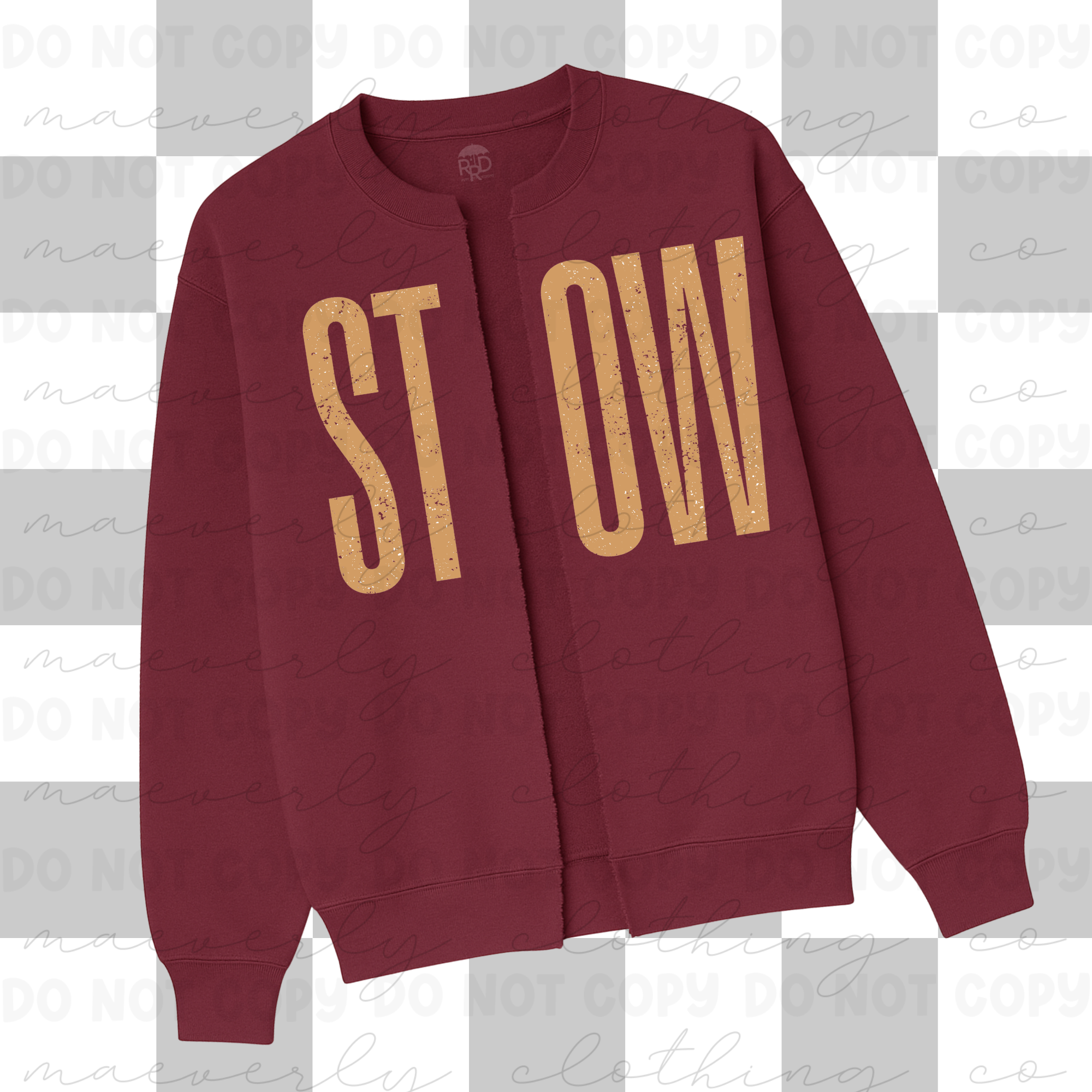 Stow Split Sweatshirt Cardigan