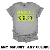 CUSTOM Cutout Mascot Sport Tee