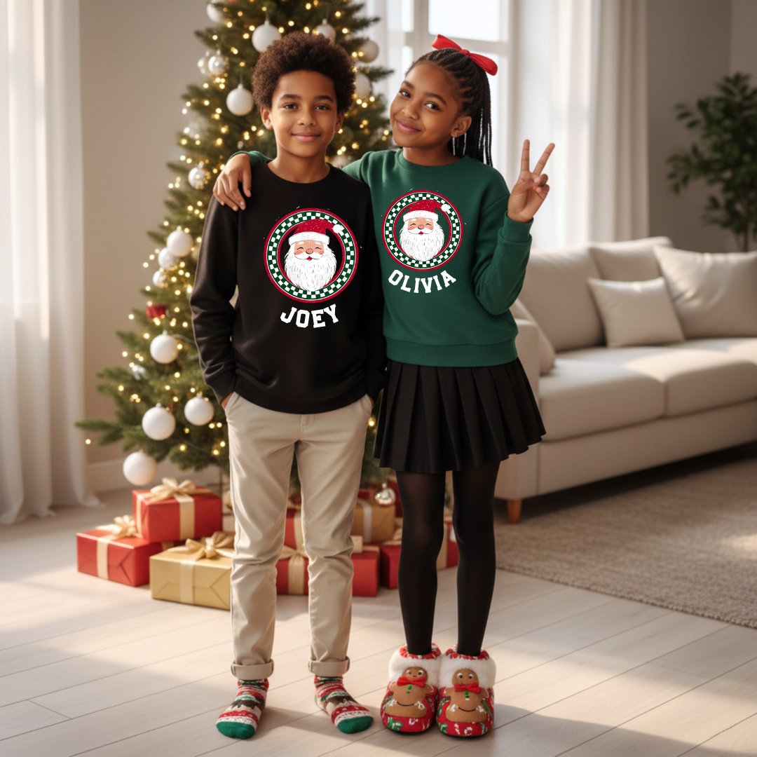 Custom Santa Tee/Crewneck