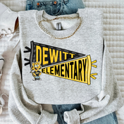 Cuyahoga Falls Dewitt Elementary Pennants Tee/Crewneck