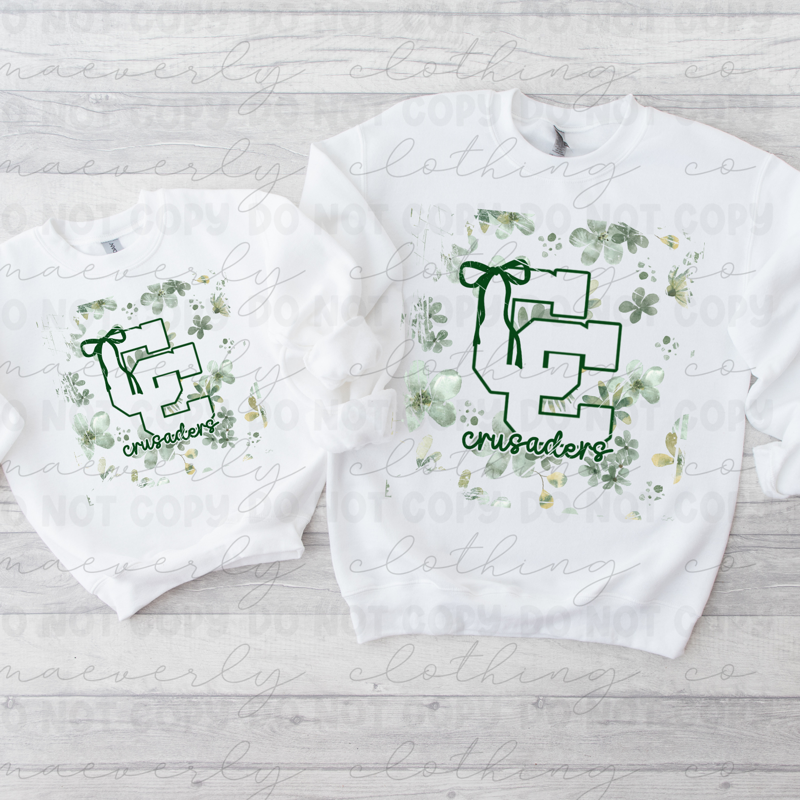 Central Catholic Spirit Bloom Tee/Crewneck