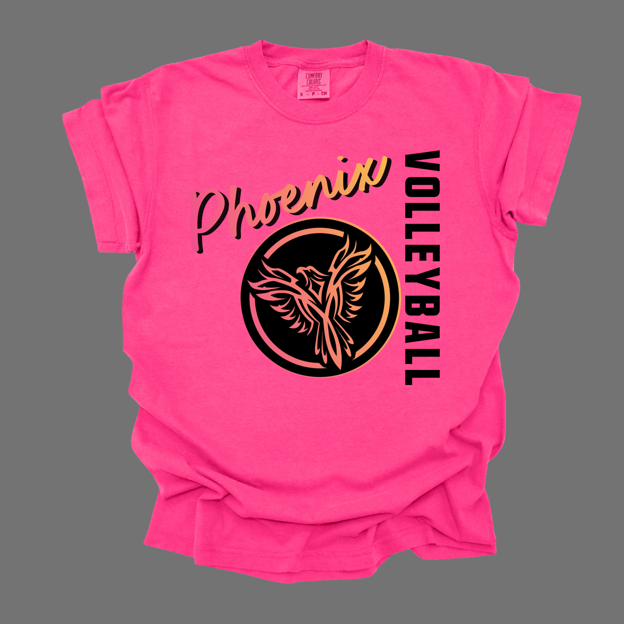 Slanted Bold || Phoenix Volleyball