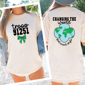 Girl Scouts Changing the World F/B Graphic