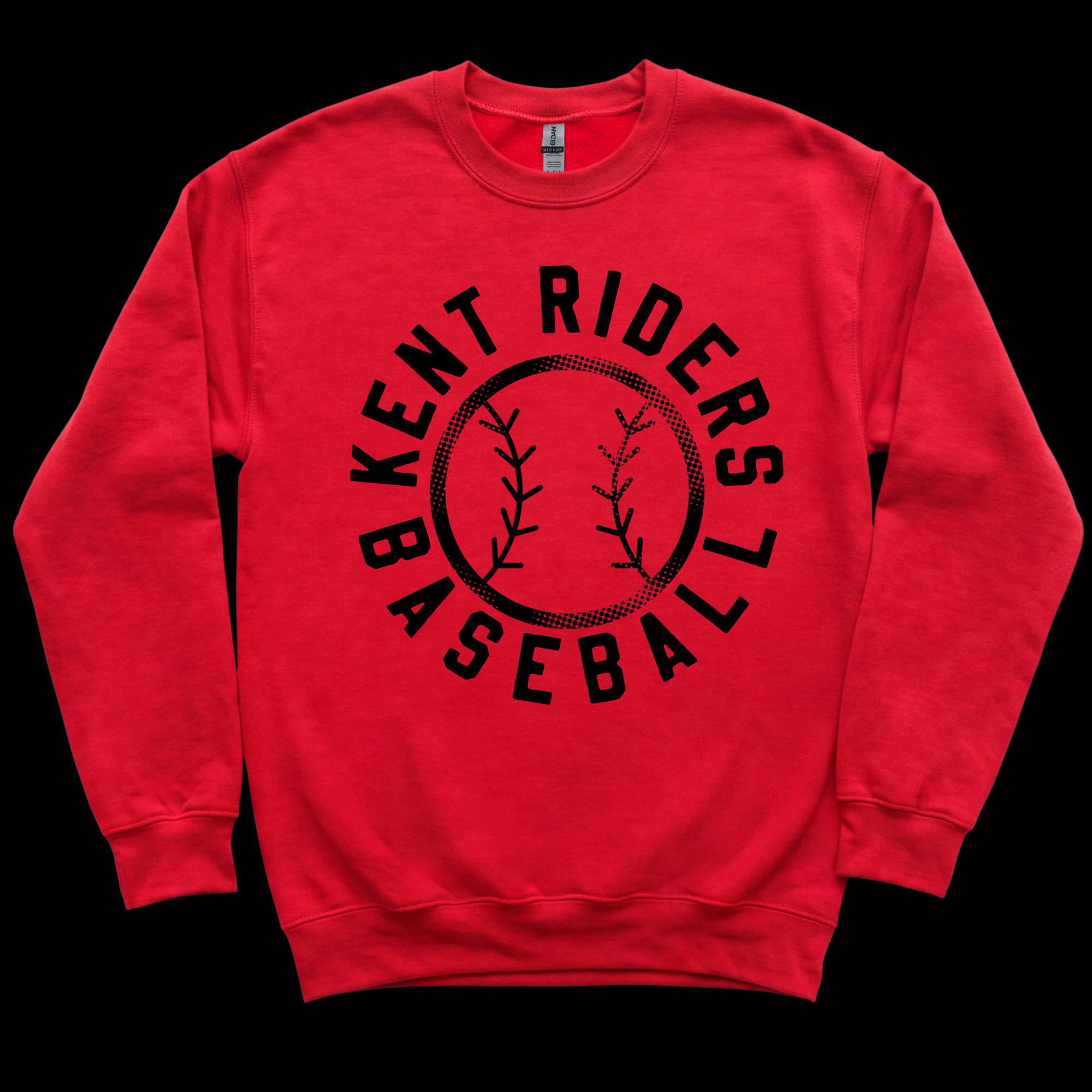 Halftone Ball || Kent Riders Baseball