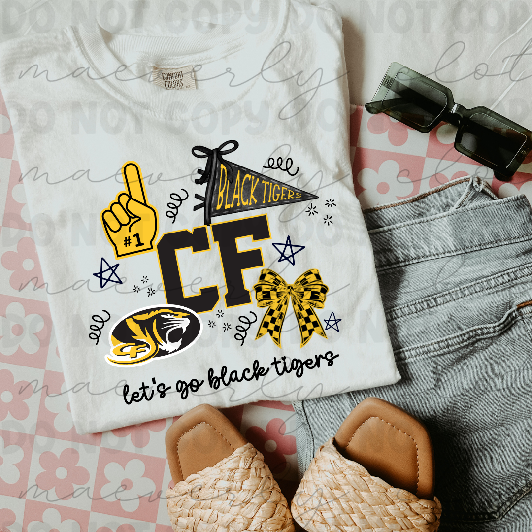 Cuyahoga Falls Pep Rally Pick Mascot Tee/Crewneck