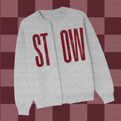Stow Split Sweatshirt Cardigan