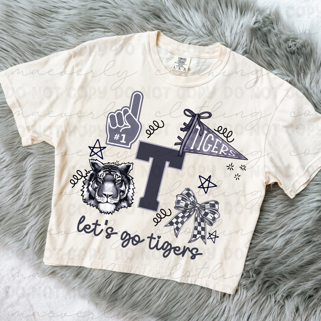 Twinsburg Tigers Pep Rally Pick Mascot Tee/Crewneck