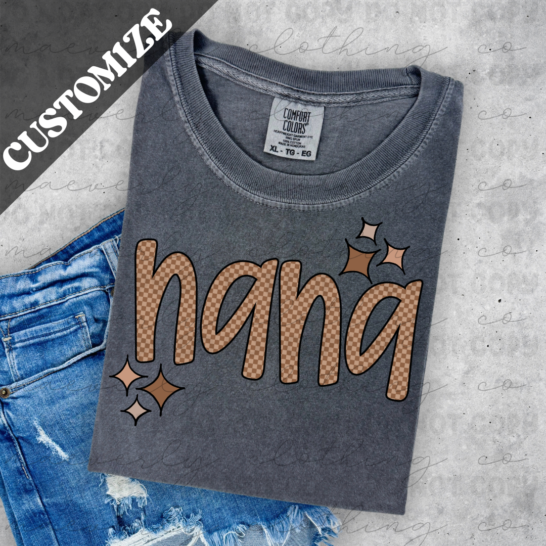 Personalized Neutral Names Tee/Crewneck