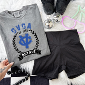CVCA Royals Old School Mascot Tee/Crewneck