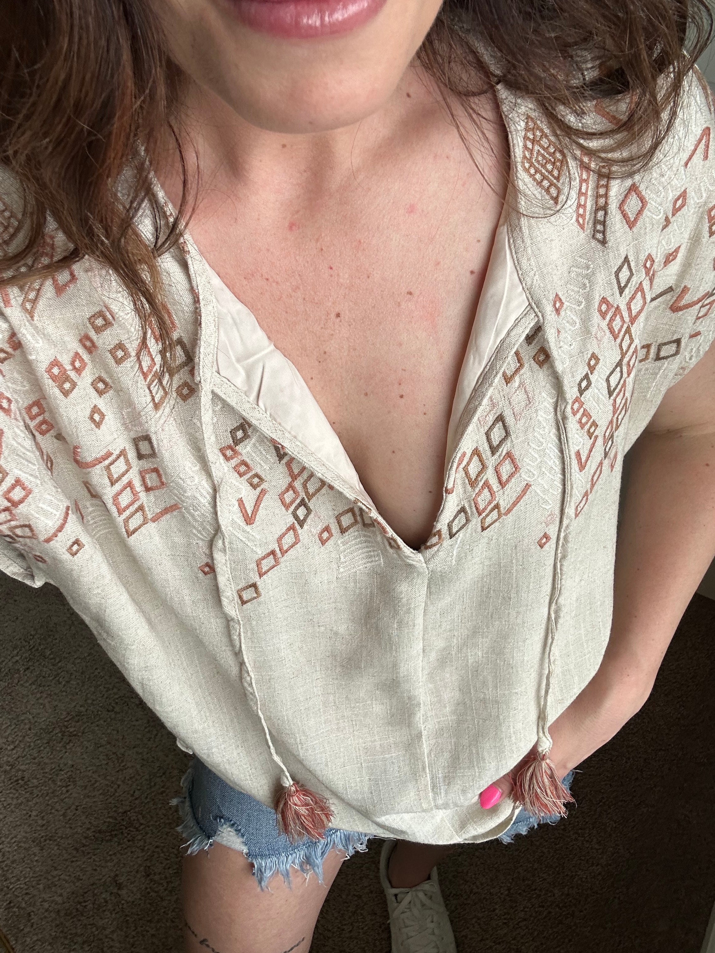 Desert Dusk Embroidered Top Preorder