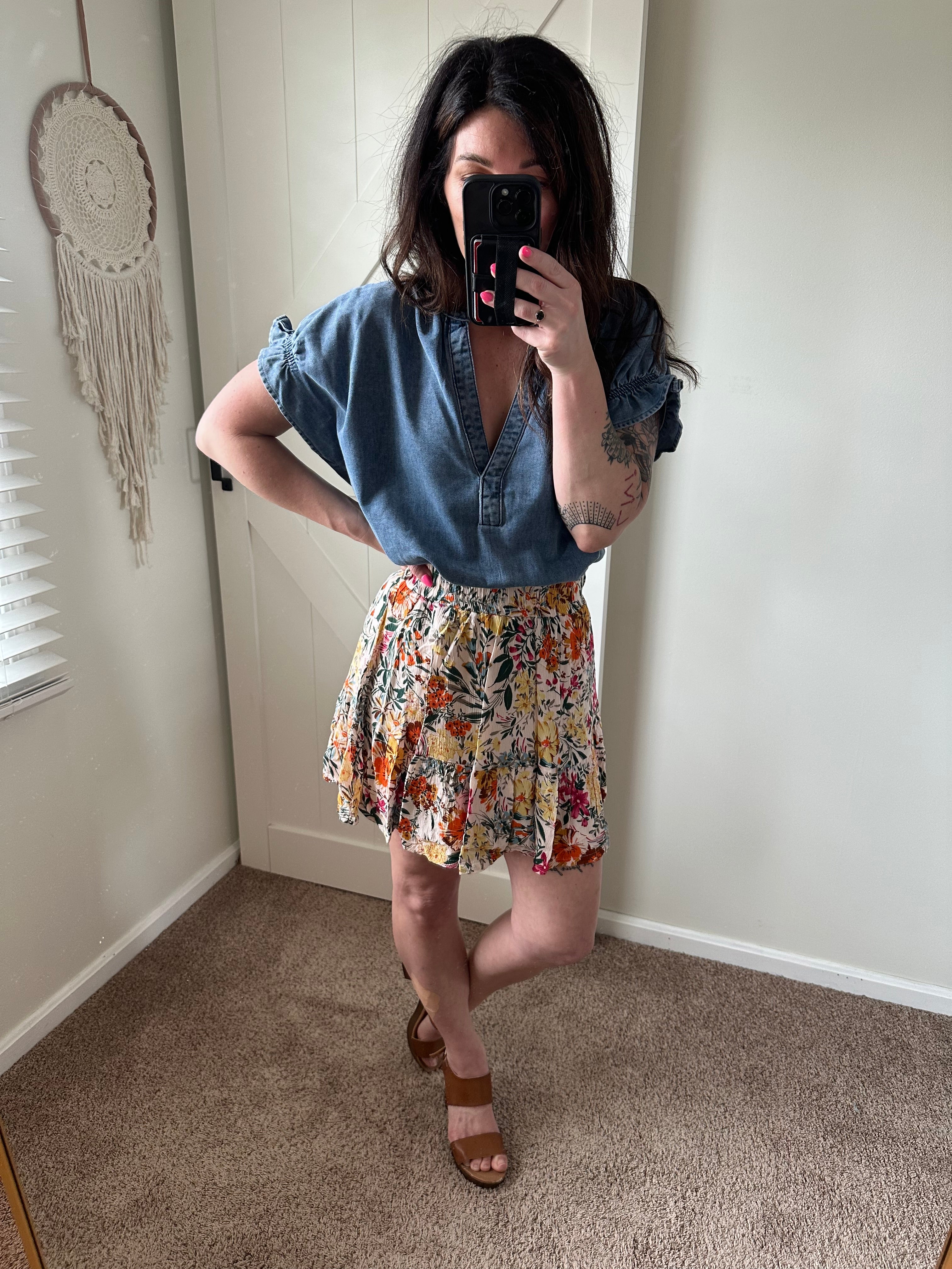 Everyday Ease Denim Top Preorder
