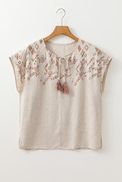 Desert Dusk Embroidered Top Preorder