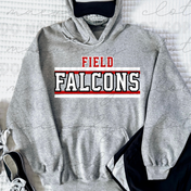 Field Falcons Retro Stripe Classic Tee/Crewneck