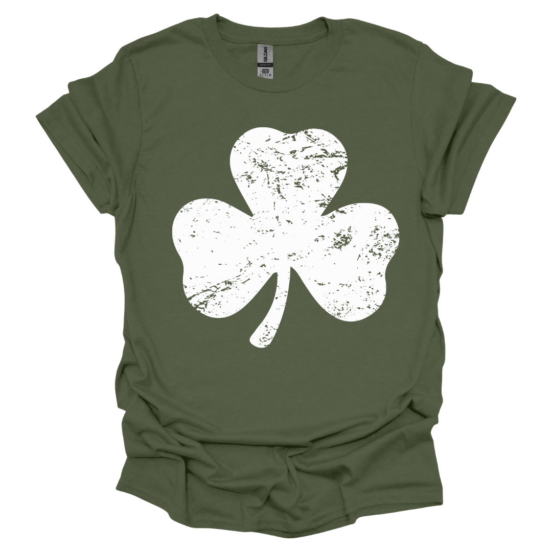 Distressed Shamrock Tee