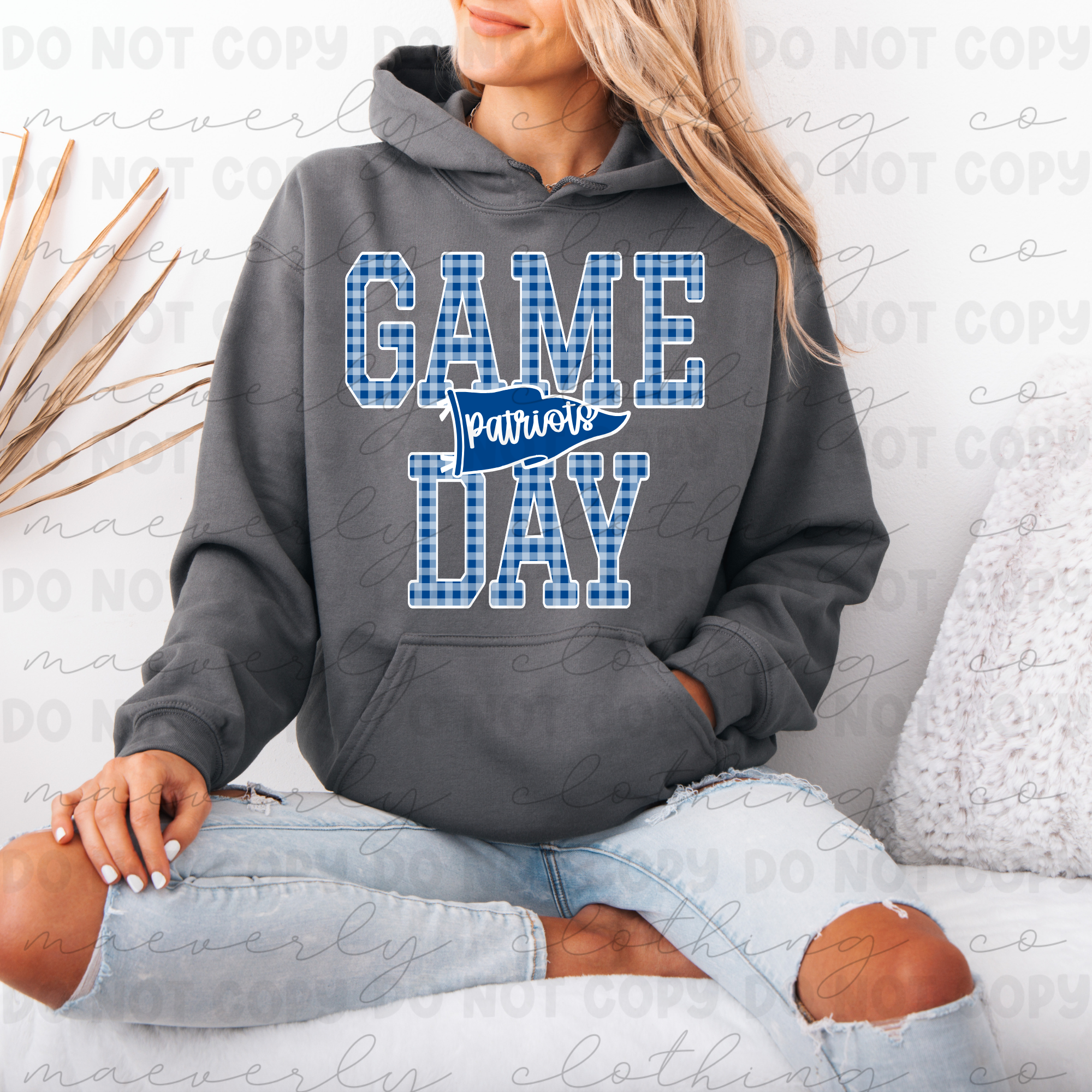 Gingham Game Day || Olentangy Liberty Graphic