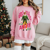 He's An Angry Elf Tee/Crewneck