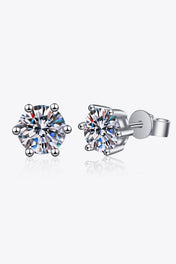 Adored Moissanite Stud Earrings