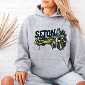 Seton Graffiti Mascot Tee/Crewneck