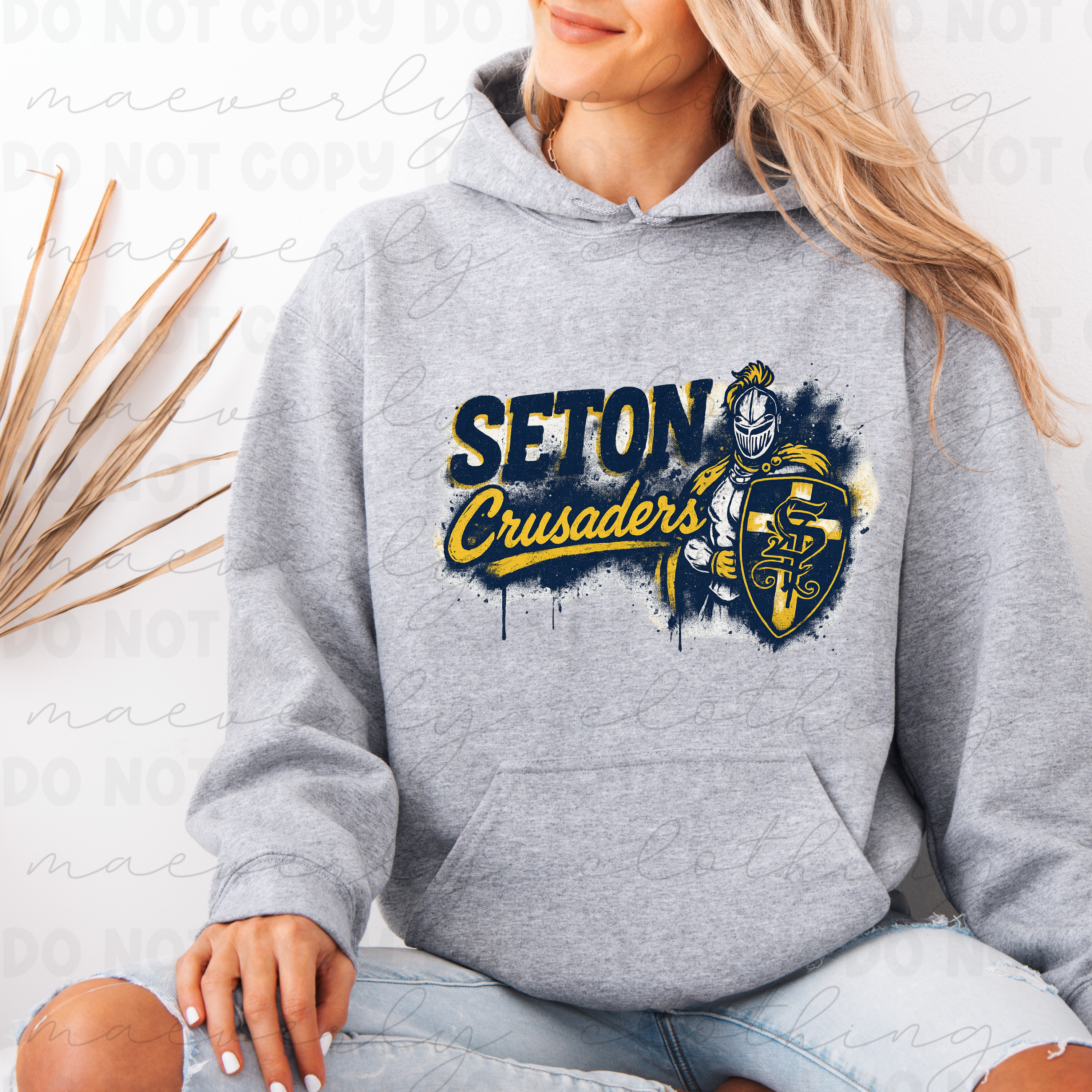 Seton Graffiti Mascot Tee/Crewneck