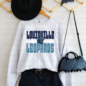 Louisville Leopards Bold Block Stack Tee/Crewneck