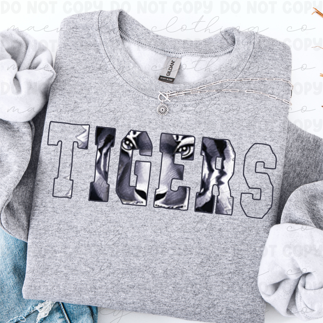 Twinsburg Tigers Bold Name Tee/Crewneck