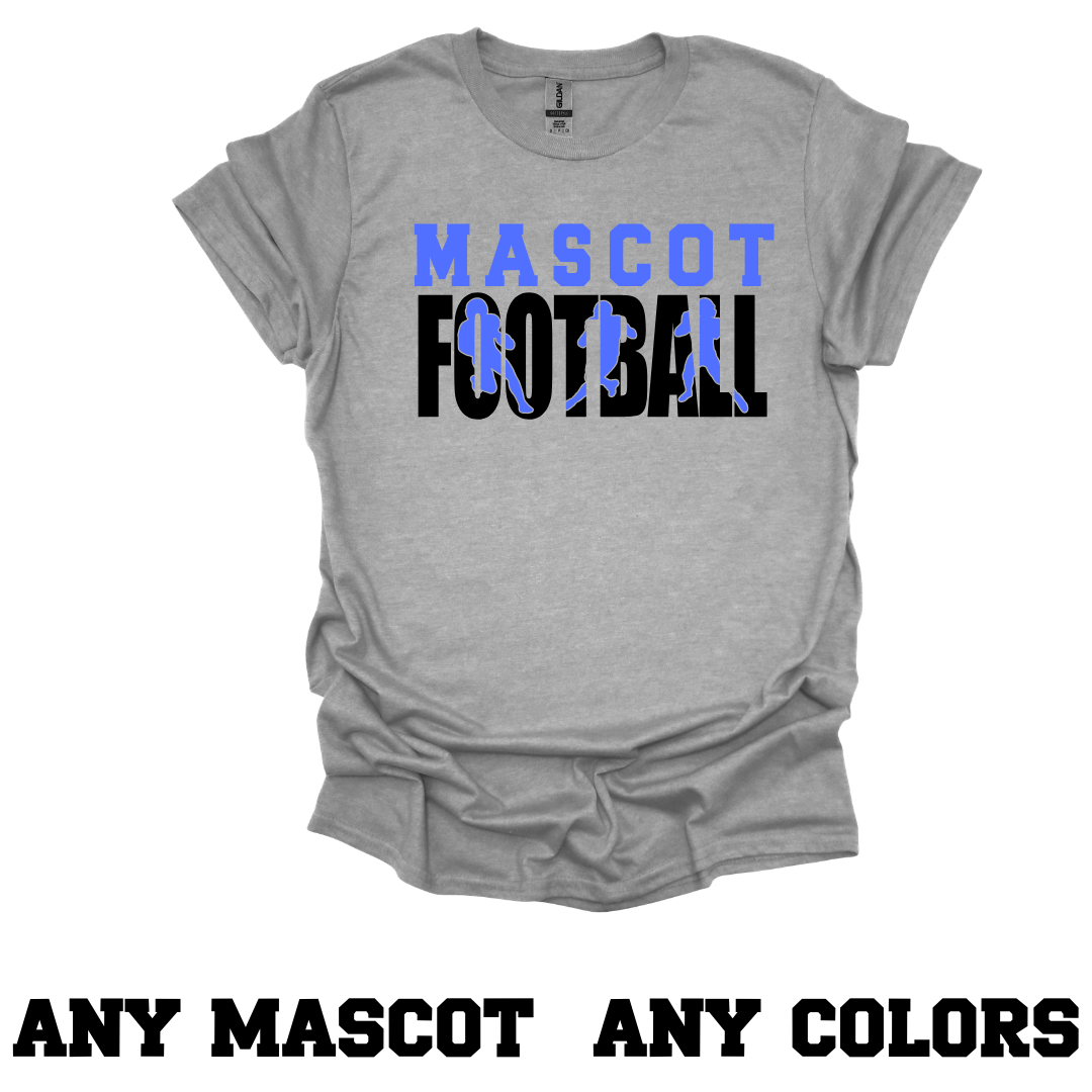 CUSTOM Cutout Mascot Sport Tee