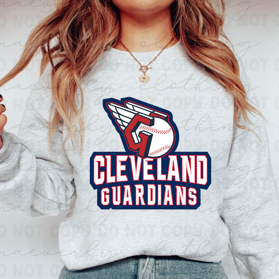 Cleveland Guardians Big and Bold Tee/Crewneck
